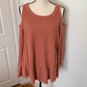 Free People cold shoulder top